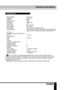 Page 212021
General informationGeneral information
Specifications
Size (diagonal)     32” (81 cm)
Brightness      500 cd/m2
Contrast     3000:1
Response time      8 ms
Resolution      1366 x 768
Aspect ratio      16:9
Color system      PAL, SECAM
Sound system      DK, I, BG, L
Disc support      DVD-R/-RW/+R/+RW/CD-R/-RW
Format support      DVD/DVCD/SVCD/VCD/CDDA/MP3/HDCD/JPEG/Kodak 
        Picture CD/DVD Audio/Super Audio CD/MPEG4(DivX)
AV RCA in      +
Component video (Y Pb/CB Pr/Cr)  +
SCART       + (2 pcs)...