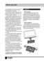 Page 4Installation
Wall mounting
For wall mounting the back panel of this 
unit is equipped with 4 screw holes (4 mm 
diameter, 75 mm horizontal spread distance x 
75 mm vertical spread distance). A wall-mount 
bracket should be used for wall mounting (the 
bracket is not included and should be acquired 
separately). Manufacturer is not responsible 
for improper mounting resulting in damage of 
the unit.
Stand installationPlace the LED TV on a solid flat surface. 
Use soft material to place over the front...