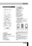 Page 77
Operation
Remote controller (RC)
1
2
3
4
5
6
7
9 8
11
  10
12
13 14
15
16
17
18
19
21 20
22
23
24
25
1. POWER button
2. Number buttons
3. SOURCE/REVEAL (
) button
4. SIZE ()/ZOOM () button
5. MENU button
6. ENTER button/cursor buttons (LEFT/RIGHT/
UP/DOWN)
7. VOL+/VOL- buttons
8. SLEEP button
9. LIST/REPEAT button
10. Green button/
 button 11. Red button/
 button
12. TEXT ()/ button
13. HOLD ()/ STILL button
14. INFO/INDEX () button
15. 
 button
16. AUDIO () button
17. RECALL () button
18. EXIT button...