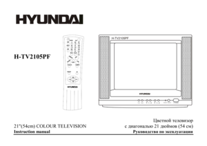 Page 1H-TV2105PFP\_lghcl_e_\bahj
21(54cm) COLOUR TELEVISION                                c ^bZ]hgZevx 21 ^xcfh\ (54 kf)
Instruction manual                                                                          Jmdh\h^kl\hihwdkiemZlZpbb 