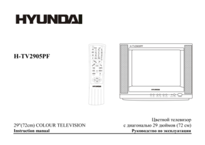 Page 1H-TV2905PFP\_lghcl_e_\bahj29(72cm) COLOUR TELEVISION                                c ^bZ]hgZevx 29 ^xcfh\ (72 kf)
Instruction manual                                                                          Jmdh\h^kl\hihwdkiemZlZpbb 