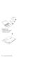 Page 721
3
2
1150 Middle cover
v“1020 Battery assembly”on page 50
v“1070 EZ key cover”on page 56
v“1080 Keyboard”on page 56
1
62ThinkPad i Series 1200/1300 HMM 