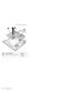 Page 80Step Screw (quantity) Torque
3M2.5×4.8 mm, nylon-coated (2) 39.2 Ncm
(4 kgfcm) Removing and replacing a FRU
76ThinkPad A21e 