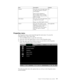 Page 35Item
 
Description
 
Default
 
Gamma
 
Press
 
the
 
cursor
 
left/right
 
button
 
to
 
adjust
 
the
 
gamma
 
correction
 
of
 
the
 
display.
 
Input/Gamma/Brightness:
 
PC/2.2/High,
 
MAC/1.8/High,
 
Video/2.4/Low,
 
Chart/2.2/Low,
 
B&W/2.4/High
 
PC
 
Color
 
Space
 
Press
 
the
 
cursor
 
left/right
 
button
 
to
 
adjust
 
the
 
color
 
space.
 
Range:
 
Auto/RGB/YpbPr/YCbCr
 
Auto
 
Cancel
 
Press
 
the
 
enter
 
button
 
to
 
reset
 
Brightness,
 
Contrast,
 
Sharpness,
 
Color
 
Temperature,...