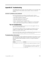 Page 57Appendix
 
B.
 
Troubleshooting
 
The
 
guidelines
 
below
 
provide
 
tips
 
to
 
deal
 
with
 
problems
 
you
 
may
 
encounter
 
while
 
using
 
the
 
projector.
 
If
 
the
 
problem
 
remains
 
unsolved,
 
contact
 
your
 
dealer
 
for
 
assistance.
 
Common
 
problems
 
and
 
solutions
 
Check
 
the
 
following
 
before
 
proceeding
 
to
 
the
 
problem-specific
 
solutions.
 
v
   
 
Us
 
a
 
different
 
electrical
 
device
 
to
 
confirm
 
that
 
the
 
electrical
 
outlet
 
is
 
working.
 
v...