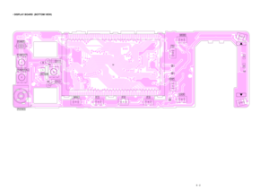 Page 54POWERP.AMP/ATTTUNER/CALL
RIT/SUB
MENU
F-1
F-2
F-3
LOCK
DISPTS
MODE
PHONES
R3
W2
• DISPLAY BOARD  (BOTTOM VIEW)
8 - 2 