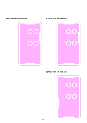 Page 789 - 2
• BOTTOM VIEW (RIT BOARD)• BOTTOM VIEW (VR-A BOARD)
• BOTTOM VIEW (VR-B BOARD) 