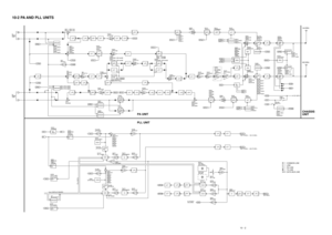 Page 9210 - 2
10-2 PA AND PLL UNITS
B2LO
60.4 MHz
OSC BUFFAMP AMPAMP
2SC4081 2SC4081 Q602
Q541 SC-1287 IC601
2SC5107 Q551
x2
BPFATT LPF DDS BFOM
to UX-910
30.2 MHz
COMMON LINE
LINE
RX LINE
TX LINE
DATA BUS LINE
43ULDTC144EU Q154
DET UNLOCKBFOS
ATT
ATTLPF
LPFHPF
HPF from DISPLAY BOARD
BU4094BCF IC1
DRIVERRV-148 R570
2SC4081 Q7022SC4081 Q501 (30.2 MHz)
CR-293 OPTION CR-452 X512
SC-1287 IC701
2SC5107 Q472
2SC5107 Q471
SC-1246A IC331 MA357
mPC4570 IC12A
mPB1509GV IC471DDS
DDS AMP 1/8 BUFFB1LO
348.75 MHz 
- 408.75...