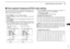 Page 5946
9
COMFORTABLE RECEIVING 
■Tone squelch frequency/DTCS code setting88.5 Hz and 023 is set as the default for the tone squelch fre-
quency and the DTCS code, respectively. The frequency and
code can be selected as desired.
qPush [8 SET]for 1 sec. to enter set mode.
wRotate [R-DIAL]to select “SET EXPAND,” then push
[8 SET].
eRotate [R-DIAL]to turn the expanded set mode ON, then
push [8 SET].
rRotate [R-DIAL]to select “TONE FREQ” when selecting
the tone squelch frequency; select “DTCS CODE” when
selecting...