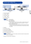 Page 11ENGLISHAMenu Button (MENU)
B+ Button (               )
CPower Switch (     )
D– Button (               )
EAuto Button (AUTO)
FPower Indicator
Blue:Normal operation
Orange:Power Management
