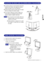 Page 17ENGLISH
BEFORE YOU OPERATE THE MONITOR     12
ADJUSTING THE HEIGHT AND THE VIEWING ANGLE : ProLite B1902S
