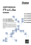 Page 1USER MANUAL
Thank you very much for choosing the iiyama
LCD monitor.
We recommend that you take a few minutes to
read carefully through this brief but
comprehensive manual before installing and
switching on the monitor. Please keep this
manual in a safe place for your future
reference.
ENGLISHENGLISH
DEUTSCH
FRANCAIS
NEDERLANDS
 