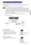 Page 13ENGLISH
Computer D-Sub Signal Cable
(Accessory)
DVI-D Signal Cable 
(Accessory) Power Cable
(Accessory)
CONNECTING YOUR MONITOR : ProLite E2201W
[Example of Connection] AEnsure that both the computer and the monitor are switched off.
BConnect the computer to the monitor with the signal cable. (See page 32 for CONNECTOR PIN
ASSIGNMENT.)
CConnect the Power Cable to the monitor first and then to the power supply.
NOTE„The signal cables used for connecting the computer and monitor may vary with the type of...