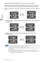 Page 24ENGLISH
18  OPERATING THE MONITOR 
F  1) Adjust the H.Position so that the left side of the picture frame will move to the left edge of  
  the display area.
 When the left side of the picture frame moves apart from the left edge of the display 
area during the Clock adjustment, adjust steps 1) and 2).
 Another way to make the Clock adjustment is to correct the vertical wavy lines in the 
zebra pattern.
 The picture may ﬂ icker during the Clock, H.Position and V.Position adjustment.
 In case the...