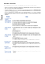 Page 22ENGLISH
19     OPERATING THE MONITOR / TROUBLE SHOOTING
TROUBLE SHOOTING
Perform the adjustments described in OPERATING THE MONITOR, depending on the problem you 
have. If the monitor does not get a picture, skip to 2.
2. Consult the following items if you cannot ﬁ nd an appropriate adjustment item in OPERATING THE 
MONITOR or if the problem persists.
If you are experiencing a problem which is not described below or you cannot correct the 
problem, discontinue using the monitor and contact your dealer or...