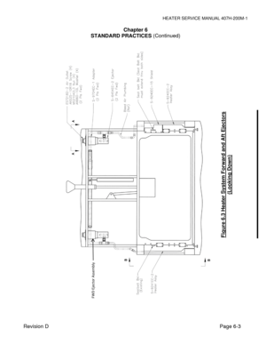 Page 30HEATER SERVICE MANUAL 407H-200M-1 
Revision D                                                                                                                      Page 6-3   
Chapter 6 
STANDARD PRACTICES (Continued) 
 
 
 
 
 
 
Figure 6.3 Heater System Forward and Aft Ejectors 
(Looking Down) 
FWD Ejector Assembly  