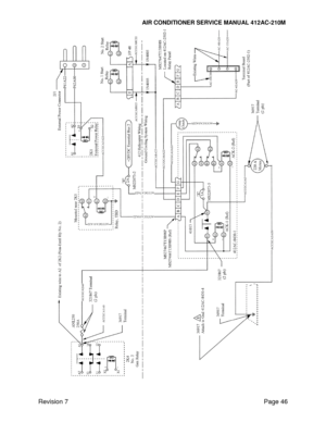 Page 56                                                                      AIR CONDITIONER SERVICE MANUAL 412AC-210M 
Revision 7 Page 46 
  