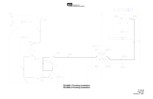 Page 62Products, Inc. 
CR-182-10 System Service Manual 
21-50-06 
Page 501 
January 3, 2007 
182-0800-1 Plumbing Installation 
182-0800-2 Plumbing Installation 