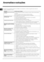 Page 60

\b	
	\b\f
\b
  \b 	
  \f
 \f \b
  
\b \f
  
   
\f   
 
 
Anomalias:  Possíveis causas / Solução: 
A máquina de lavar louça não começa 
a funcionar. • A ficha não está bem inserida na tomada de corrente ou falta corrente eléctrica 
  em casa. 
•A porta da máquina de lavar louça não está bem fechada. 
• Foi programado um Início retardado (veja Início e utilização). 
A...