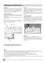 Page 64EN
Detergent and Rinse Aid ....
Detergent
Detergent specifically intended for use with dishwashers
must be used. The dispenser must be refilled before the
start of each wash cycle following the instructions provided
in the Wash Cycle Table. The detergent dispenser is
located on the inside panel of the door.
Loading the detergent
To open lid A, press button B. The cleaning detergent
should be introduced  into the two containers Cand D
up to the rim.
After pouring in the detergent, replace the lid,...