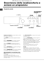 Page 5252
IPannello di controllo
Descrizione della lavabiancheria e 
avviare un programma
Manopola TEMPERATURA
Manopola PROGRAMMI
Cassetto dei detersivi 
SPIE AVANZAMENTO CICLO/PARTENZA RITARDATA
Tasti e spie OPZIONETasto ON/OFF
Manopola CENTRIFUGA
Spia OBLÒ  BLOCCATO
Cassetto dei detersivi: per caricare detersivi e additivi 
(vedi “Detersivi e biancheria”).
Tasto ON/OFF: per accendere e spegnere la lavabian-
cheria.
Manopola PROGRAMMI: per impostare i programmi. 
Durante il programma la manopola resterà...