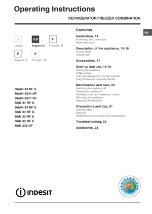 Page 13
REFRIGERATOR/FREEZER COMBINATION

	

	








	

	
	
	



	

			

		
	


	
 
		
			


	
		

		

	
!...