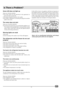 Page 1311
Is There a Problem?
Green LED does not light up
Have you checked whether:
• The main switch for the electricity to the apartment or
home has been turned off;
• The plug is properly inserted in the outlet;
• The outlet is adequate; try inserting the plug into another
outlet in the room.
The motor does not start
Have you checked whether:
 8 minutes have passed since you switched the appliance on?
This model is in fact provided with a motor protection control
system which means that it will only start...
