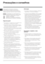 Page 2222
P
Precauções e conselhos
! Este aparelho foi projectado e fabricado em
conformidade com as regras internacionais de
segurança. Estas advertências são fornecidas para
razões de segurança e devem ser lidas com atenção.
Esta aparelhagem é em conformidade com a
seguintes Directivas da Comunidade Europeia:
- 73/23/CEE do 19/02/73 (Baixa Tensão) e
sucessivas modificações;
- 89/336/CEE do 03/05/89 (Compatibilidade
Electromagnética) e sucessivas modificações.
Segurança geral
• Este aparelho foi concebido para...