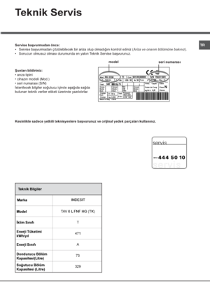 Page 9Mod.RG 2330TICod.93139180000       S/N  704211801
220 - 240 V- 50 Hz 150  W
WFuse
A
Max  15 w
Total
Gross
Bruto
Brut
Compr.
Kompr. Syst.R  134 a
kg  0,090Gross
Bruto
Brut340Net
Util
UtileGross
Bruto
BrutFreez.    Capac
Poder de Cong75Made in Italy   13918Test
P.S-I.Pressure
HIGH-235
LOW  140kg/24 h   4,0 Class
Clase  NClasse3<

7
(
?748
4




!

,	
3-
( 4!...