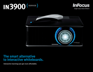 Page 1Interactive learning just got more affordable.
The smart alternative
to interactive whiteboards.
in 3900 