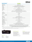 Page 2Specications*
©2016 InFocus Corporation. All rights reserved. InFocus-IN128HDx-Datasheet-EN-18MAR16
  
  *  Product specications, terms, and offerings are subject to change at any time without notice.
  **  Actual lamp life may vary based on the ambient environment and projector usage. Conditions that may affect lamp life include temperature, altitude, and rapidly switching the projector on and off.
***  Eco Blanking hours are determined by a combination of the projector’s use in Normal/Low Power modes...