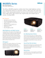 Page 1IN120STx Series
Short Throw Projectors
Part#s: IN124STx, IN126STx, IN128HDSTx
The InFocus IN120STx projectors combine short throw, high brightness and low 
cost —making them perfect for classrooms, offices or tight spaces like trade show 
booths. These value-packed projectors are easy to buy and built to perform with 
sharp image quality, high contrast ratio, long-life lamp, and multiple ways to 
connect, including HDMI. 
Eco Blanking Saves Money
Instantly dim the screen to divert your audience’s...