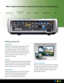 Page 3With 6 inputs and wireless connectivity, the power of control is yours
Simply Powerful
DisplayLink™
DisplayLink™ technology transmits audio and video 
content over mini-USB, offering the simplicity of 
zero display setup. Easy to carry and simple to use, 
DisplayLink™ eliminates the need to toggle screens.  
The on-screen remote provides complete control from  
the PC to your InFocus projector thanks to the 
DisplayLink™ software. 
LiteShow II 
Eliminate cables and speed set-up time with LiteShow II....