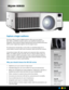 Page 1Capture a larger audience
The InFocus IN5100 series of digital projectors offer 4000-5000 lumens, 
XGA, SXGA+, and WXGA resolution options, and simplified installation and 
integration. These projectors feature optional lenses and horizontal/vertical lens 
shift to power images big enough for even the largest venues. 
The administrator-friendly IN5100 series offers an embedded diagnostic & 
control utility to monitor & alert users of projector status and function controls. 
Connectivity includes: BNC...