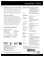 Page 4InFocus®ScreenPlay®4805 Specifications*COMPATIBILITY
Video:  Component and RGB HDTV (720p, 1035i,
1080i). DVI with HDCP for digital video and
encr ypted digital video. Component EDTV (480p,
576p progressive scan), Component, Composite
and S-Video standard TV video (480i, 576i,
composite SCART with adapter, NTSC, NTSC M
4.43, PAL: B, G, H, I, M, N; SECAM: M). 
Computer:  Digital and analog PC, Macintosh
®, up to
1024x768 resolution through intelligent resizing
Communication: USB
INPUTS & OUTPUTS
1 -...