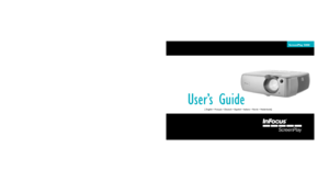 Page 1User’s Guide
InFocus Corporation
In the Americas:
27700B SW Parkway Avenue 
Wilsonville, Oregon 97070-9215
1-800-294-6400 
•503-685-8888
Fax: 503-685-8887
http://www.infocus.com
[ English • Français • Deutsch • Español • Italiano • Norsk • Nederlands]
User’s Guide
ScreenPlay 5000In Europe:
InFocus International B.V.
Strawinskylaan 585
1077 XX Amsterdam
The Netherlands
Phone: +31 20 579 2000
Fax: +31 20 579 2999
In Asia :
InFocus Systems Asia, Pte Ltd.
238A Thomson  Road
#18-01/04 Novena Square
Singapore...