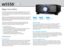 Page 2If you need a projector that can handle big beautifully, then meet the 
InFocus IN5550 Series. It’s the projector designed for large venues, 
from university auditoriums to worship centers, hotel meeting rooms to 
convention halls. 
With up to a blazing 8300 lumens, these DLP
® projectors can brilliantly 
handle the most demanding large image installations. A maximum 
display resolution of 1920×1200 ensures your audience won’t miss out 
on the little details either. 
Project from anywhere with six...