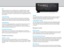 Page 3PiP
Display two distinct sources simultaneously, a capability ideal for viewing 
multiple presentations, videoconferencing, and distance learning. Switch 
sources and choose between five different PiP placement options, including 
side-by-side horizontal and a small secondary source image displayed on the 
top or bottom.
Image Blending
If you have more than one InFocus IN5550 series projector, all the better. 
Quickly line up and blend the projectors with onboard mixing to adjust the 
brightness of the...