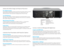 Page 3Achieve the Perfect Image and Projector Placement
Four Optional Lenses
Enjoy additional flexibility in projector placement from small conference rooms to 
large auditoriums with the IN5130 projectors’ four optional lenses. From 
ultra-short throw to ultra-long throw, changing lenses is fast and easy.
Lens Shift Memory
Store lens shift settings to eliminate delays when alternating between sources 
with different aspect ratios or when switching screens such as in an auditorium 
with multiple viewing...