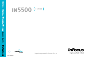 Page 1Regulatory models: F5500, F5530
5500
010-0715-01
IN5502, IN5504, IN5532, IN5534  
User’s Guide 