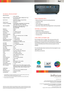 Page 2SHIPS STANDARD WITH:
•	 Wireless	Remote	Control	(including	batteries)
•	 Computer	Cable
•	 Power	Cord
•	 User	Guide	(Multi	Language	CD)
•	 Quick	Start, 	Safety, 	Warranty 	& 	Registration 	Cards 	(printed)
O PTIONAL A CCeSSORI eS
•	 Projection	Screens
•	 Performance	Cables	&	Adaptors
•	 InFocus	LiteShow	II	Wireless	Adaptor
•	 Carrying	Cases
LonG	te RM	CUS toMeR	CAR e
If you’re happy, InFocus is happy.  That’s why every InFocus X17 
projector come with a standard 2-year limited factory warranty...