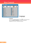 Page 27
2English ...

User Controls

	 Language
	
Choose	the	multilingual	OSD	menu.	Press		into	the	sub	menu	and	
then	use	the		or		or		or		key	to	select	your	preferred		
language.	Press	“Enter”	to	finalize	the	selection.	
Language 