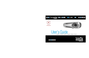 Page 1User’s Guide
InFocus Corporation
In the Americas:
27700B SW Parkway Avenue 
Wilsonville, Oregon 97070-9215
1-800-294-6400 •503-685-8888
Fax : 503-685-8887
http://www.infocus.com
[ English • Français • Deutsch • Español • Italiano •\
 Norsk ]
User’s GuideScreenPlay 7200
www.htrgroup.com
In Europe: 
Olympia 1 
NL-1213 NS 
Hilversum, The Netherlands
Phone: (31) 35 6474000
Fax : (31) 35 6423999
In Asia : 
238A Thomson Road
#18-01/04 Novena Square
Singapore 307684
Telephone: (65) 6334-9005
Fax : (65)...