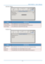 Page 42IN5312/IN5314 – User’s Manual 
OSD Menu Setting  
 
ITEM DESCRIPTION 
Menu Position Press ◄► button to move the OSD menu position. 
Translucent Menu Press ◄► button to select OSD background translucent level.  
Menu Display  Press ◄► button to select OSD timeout delay. 
 
Peripheral Test 
 
ITEM DESCRIPTION 
Remote Control 
Test  Press  (Enter) / ►
 to test the IR remote control for diagnostic testing.  
Color Test  Press  (Enter) / ► to select different colors on screen. 
USB Test  Press  (Enter) / ► to...