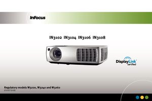 Page 1IN3102  IN3104  IN3106  IN3108
010-0710-03   
Regulatory models W3220, W3240 and W3260 