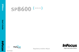 Page 1Regulatory models: H8300
010-0716-00
SP8602                   
User’s Guide
SP8600 