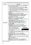 Page 11268
OPTION menu
ItemDescription
MY BUTTON
This item assigns one of the following functions to MY BUTTON (1 to 4) on the remote control (6).
(1)  Use the ▲/▼ buttons on the MY BUTTON menu to select a button from MY BUTTON - 1 to 4 and press the ► or ENTER button to display the MY BUTTON setup dialog. 
(2)  Then using the ▲/▼/◄/► buttons highlight one of the following functions for the chosen button. Press the ENTER or INPUT button to save the setting.
SLIDESHOW: Selects the USB TYPE A port  input  and...