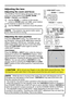 Page 7329
Operating
The ZOOM or FOCUS dialog will appear when you 
press any of the buttons from ZOOM, ZOOM -, 
ZOOM +, FOCUS + and FOCUS -. 
1. Use the ZOOM + / - buttons on the remote 
control or ZOOM button and ◄/► cursor buttons 
on the projector to adjust the screen size.
2. Use the FOCUS + / - buttons to focus the picture.
Adjusting the lens 
Adjusting the zoom and focus
• The projector may ignore button opera-
tions when the lens is moving.
NOTE
Press the LENS SHIFT button. The LENS SHIFT dia-
log will...