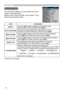 Page 8642
EASY MENU
EASY MENU
From the EASY MENU, you can perform the items 
shown in the table below.
Select an item using the ▲/▼ cursor buttons. Then 
follow the instructions below.
ItemDescription
ASPECTUsing the ◄/► buttons switches the aspect ratio mode.See the ASPECT item in IMAGE menu (47).
AUTO KEYSTONE Using the ► button performs the auto keystone function.See the AUTO KEYSTONE item in SETUP menu (54).
 KEYSTONEUsing the ◄/► buttons corrects the vertical keystone distortion.
See the  KEYSTONE item...