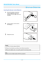 Page 17IN134UST/IN136UST User’s Manual 
— 10 — 
SETUP AND OPERATION 
Inserting the Remote  Control Batteries  
1.  Remove the battery compartment 
cover by sliding the cover in the 
direction of the arrow (A). Pull out the 
cover  (B). 
 
2.  Insert the battery with the positive 
side facing up. 
 
3.  Replace the cover. 
 
 
Caution:  
1. Only use a 3V lithium battery (CR2025). 
 
2. Dispose of used batteries accordi ng to local ordinance regulations.  
 
3. Remove the batteries when not usi ng the projector...